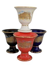 Pythagoras Parthenon design high quality 4 cup Pythagorean set | eBay