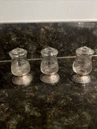 Vintage Newport Sterling Quaker Hurricane Salt and Pepper ...