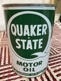 Vintage Quaker State Motor Oil Can Empty Metal 1 Qt | eBay