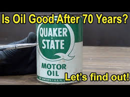 70 Year Old Quaker State Oil vs Modern Motor Oil – Redline360