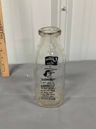 YELLOW ROSE Dairy Milk Quart Glass Bottle Phone 90 RARE | eBay