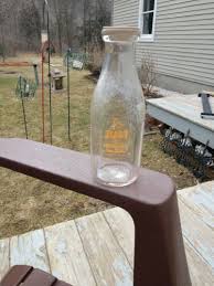 Vintage Milk Bottle With Lid, Scotia, NY | eBay