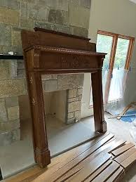 Quarter Sawn Oak Fireplace Mantle Antique | eBay