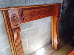 Fireplace Surround Solid Wood - Opening 95cm x 85cm | eBay