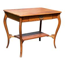 1900s Antique Victorian Oak One Drawer Side Table | Chairish