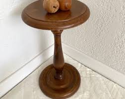Mid CENTURY Twisted Solid Wood Column, Wooden Vintage French Stool, French Vintage Plant Stand - Etsy