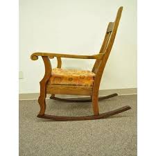 Mid 20th Century Antique Mission Arts & Crafts Carved Solid ...