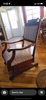 How old is this chair and platform rocking chair set? : r ...
