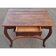 Early 20th Century Larkin Co. Quarter Sawn Tiger Oak Library ...