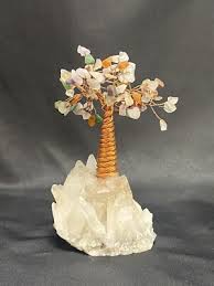 Mookaitedecor Multi Color Crystal Tree Quartz Cluster Titanium Crystals 6" | eBay