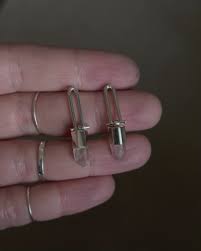 Alexis Crystal Quartz Earrings Short – Gin Fon Ask