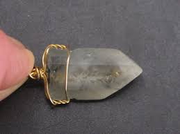 Blue Barite Crystal * Pendant * Necklace * * Stoneham ...