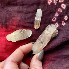 Sage Goddess Lithium Quartz Point with Inclusions