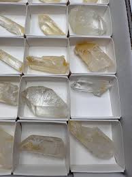 Top Quality Wholesale Golden Healer Flat DEAL---( 40 ) Rare Natural Golden Healer Points From Arkansas - Etsy