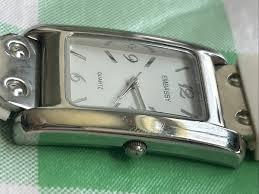 Embassy Silver Tone White Band Women's Quartz Watch | eBay