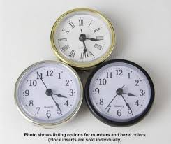 2-1/2" OD (65mm) QUARTZ Clock Fit-up/insert (fits 2-1/4 ...