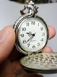 Vintage Motorcycle Pocket Watch W/ New Battery, Still Has The Plastic Cover on | eBay