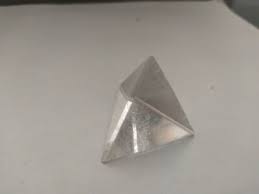 6cm Tall Tetrahedro Crsytal Pyramid Prism. | eBay