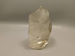 Clear Smoky Quartz Crystal Flame Point Carved Stone 4 inch ...
