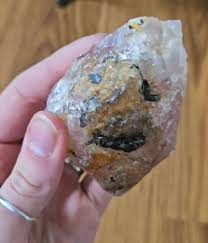 Small Raw Chunk of Rose Quartz // Natural, Raw Chunk of Rose ...