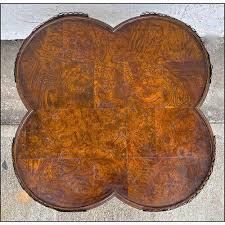 Antique Quatrefoil Coffee Table | Chairish
