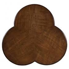 Hekman Vintage European 3-Leaf Clover Lamp Table in Vintage ...