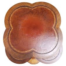 Two-Tier Mahogany and Walnut with Satinwood Inlays and ...