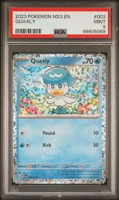 Quaxly 003/015 McDonald's Promos 2023 Holo PSA 9 | eBay