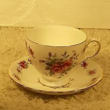 Vintage Queen Anne Ridgway Potteries Bone China Roses Tea Cup & Saucer England | eBay