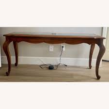 Glass Top Console Table - AptDeco