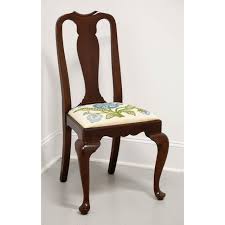 Henkel Harris 109s 29 Mahogany Queen Anne Dining Side Chair | Chairish