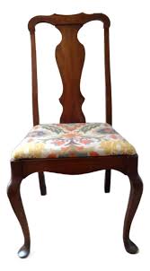 Vintage Pennsylvania House Cherry Wood Queen Anne Side Chair | Chairish