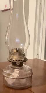 Queen Anne No. 2 Glass & Brass Oil Lamp. 14" Tall. | eBay