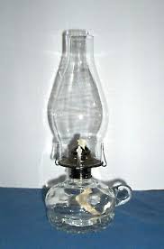 Vintage Oil Lamp By Lamplighting Farms Glass Co NEW | eBay