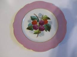VINTAGE BROTHERS SCHWAB MERKLIN AUSTRIA RASBERRIES DESSERT PLATE 8-1/2" | eBay
