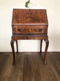 SOLD SOLD Vintage Bureau/writing Desk/queen Ann Legs - Etsy