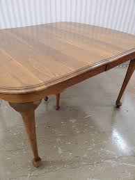 Antique Wood Dining Table, Large Dining Table, 6 Leg Table ...