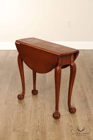 Chippendale Style Ball And Claw Drop Leaf Crescent Table | eBay