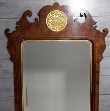 Vintage Henredon Aston Court Chippendale Mahogany Wood Beveled Mirror 9700-04 | eBay