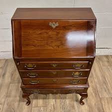 Vintage Kling Furniture Chippendale Style Mahogany Slant Front Secretary Desk - Etsy