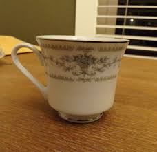 Choice Wade Diane Blue/Gray Floral Fine Porcelain China ...