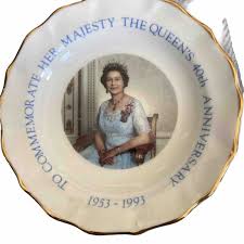 Commemorative Queen Elizabeth 40th Anniversary Plate | eBay