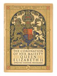 The Coronation of Her Majesty Queen Elizabeth II Approved Souvenir Programme | eBay