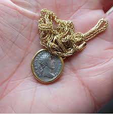 Marcus Aurelius - Mars Set in 22k Gold Ancient Setting ...