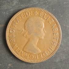 1956 Half Penny Coin Great Britain Elizabeth II - Etsy