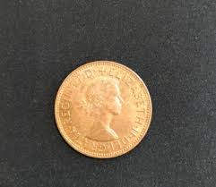 Queen Elizabeth II 1964 Bronze One Penny Coin Great Britain | eBay UK