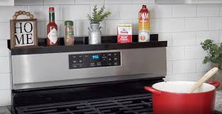 Sarlatino Étagère à épices noire de 76,2 cm pour dessus de ...