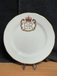 1952-1977 Queen Anne Silver Jubilee Souvenir Plate - Bone ...