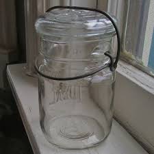 Vintage Ball Ideal Clear Glass Pint Fruit Jar, Bail & Clear Glass Lid,1933-1960 | eBay Australia