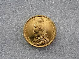 1888-S Australia Sydney mint Victoria Jubilee Head gold ...